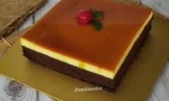 Resep Caramel Chocolate Cheescake Dari fransiskaailen