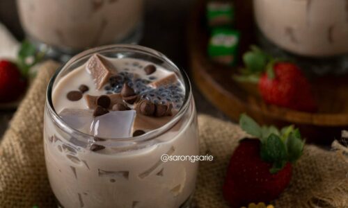 Es Milo Sago Creamy - Minuman dari Coklat