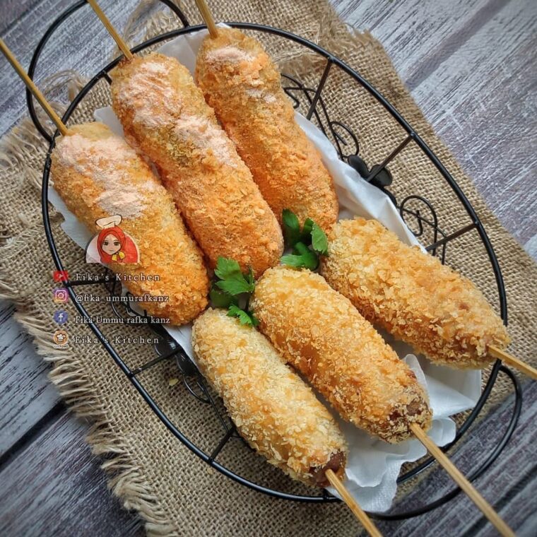 Resep Corndog Sosis Dari fika_ummurafkanz