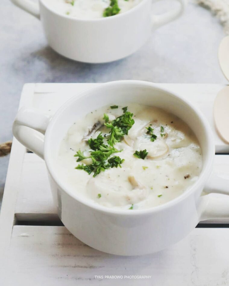 Resep Mushroom Cream Soup Dari tyasprabowo