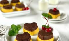 Resep Cake Kukus Labu Kuning Lapis Cokelat Dari trisulistijani.2908