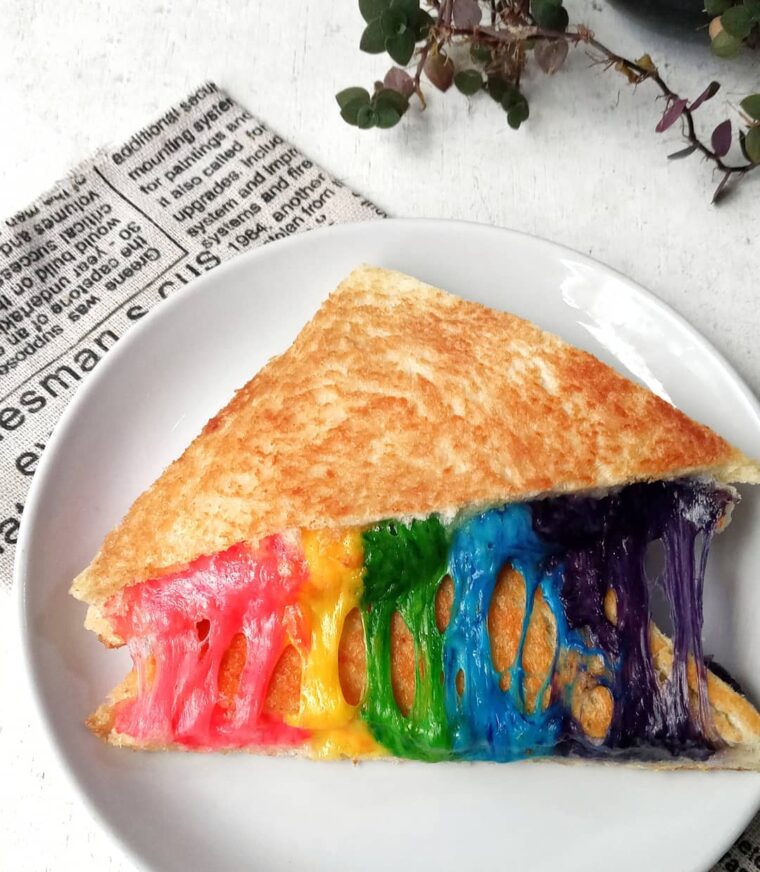 Resep Rainbow Cheese Toast Dari nana_hanif7