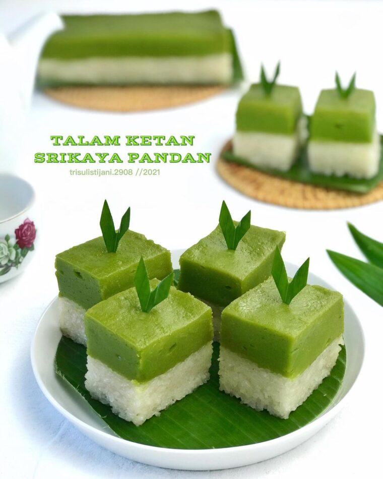 Resep Talam Ketan Srikaya Pandan Dari trisulistijani.2908
