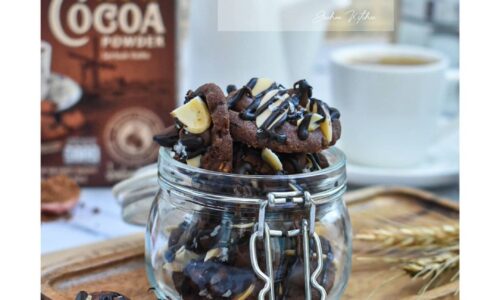 Sea Salt Choco Almond Cookies