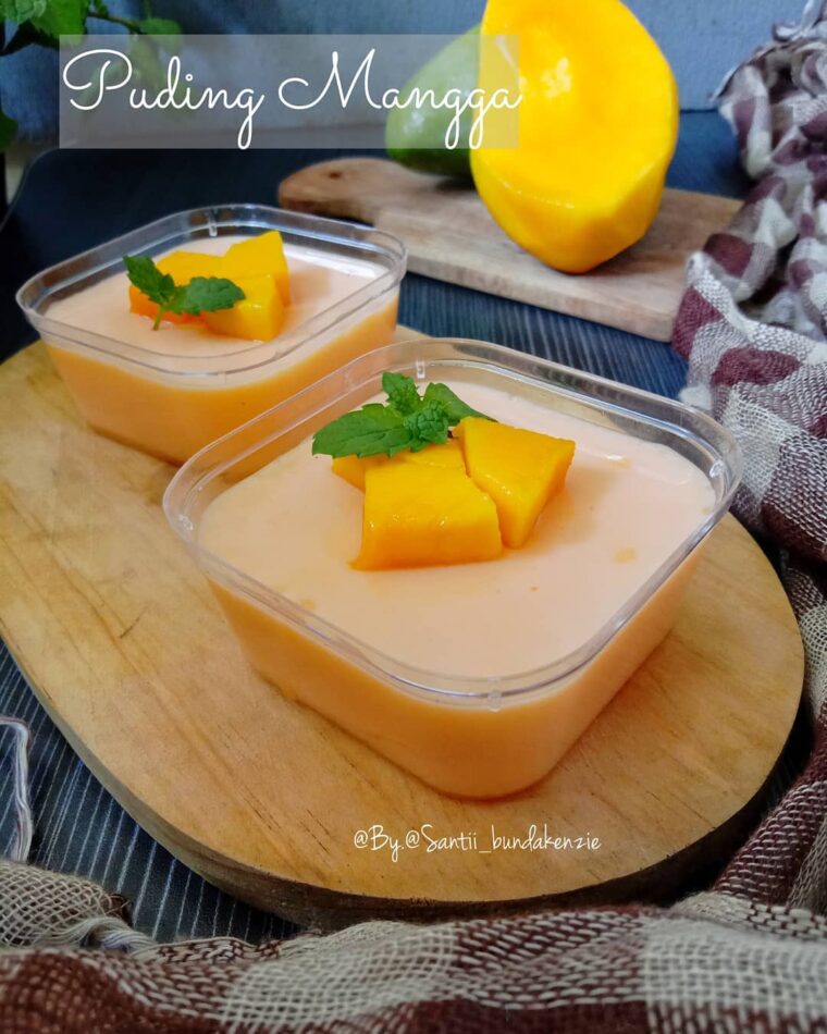 Resep Silky Puding Mangga Dari santii_bundakenzie