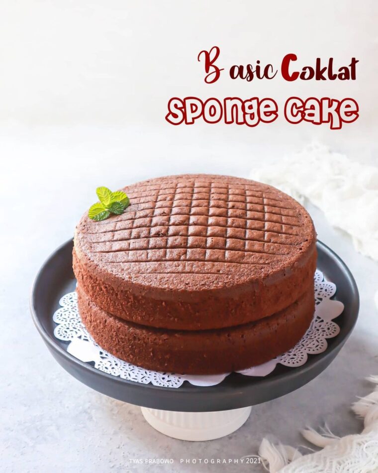 Resep Basic Coklat Sponge Cake Dari tyasprabowo