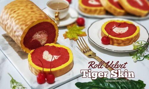 Roll Velvet Tiger Skin