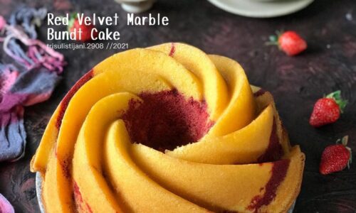 Red Velvet Marble Bundt Cake
