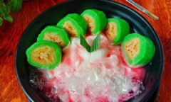 Resep Es Pisang Ijo Dari santii_bundakenzie