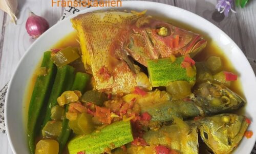 Ikan Masak Belimbing - Masakan dari Okra