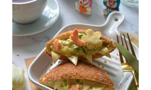 Roti Poket Doraemon Isi Salad Telur