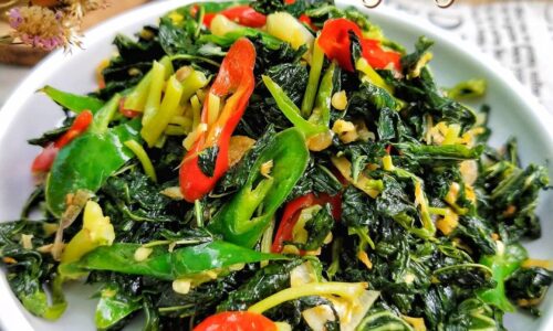 Tumis Daun Singkong