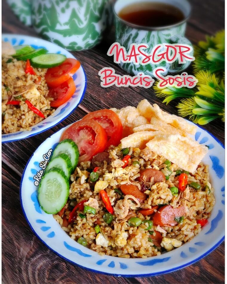 Resep Nasgor Buncis Sosis Dari rita_siucien