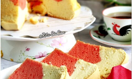 Chiffon Cake Merah Putih