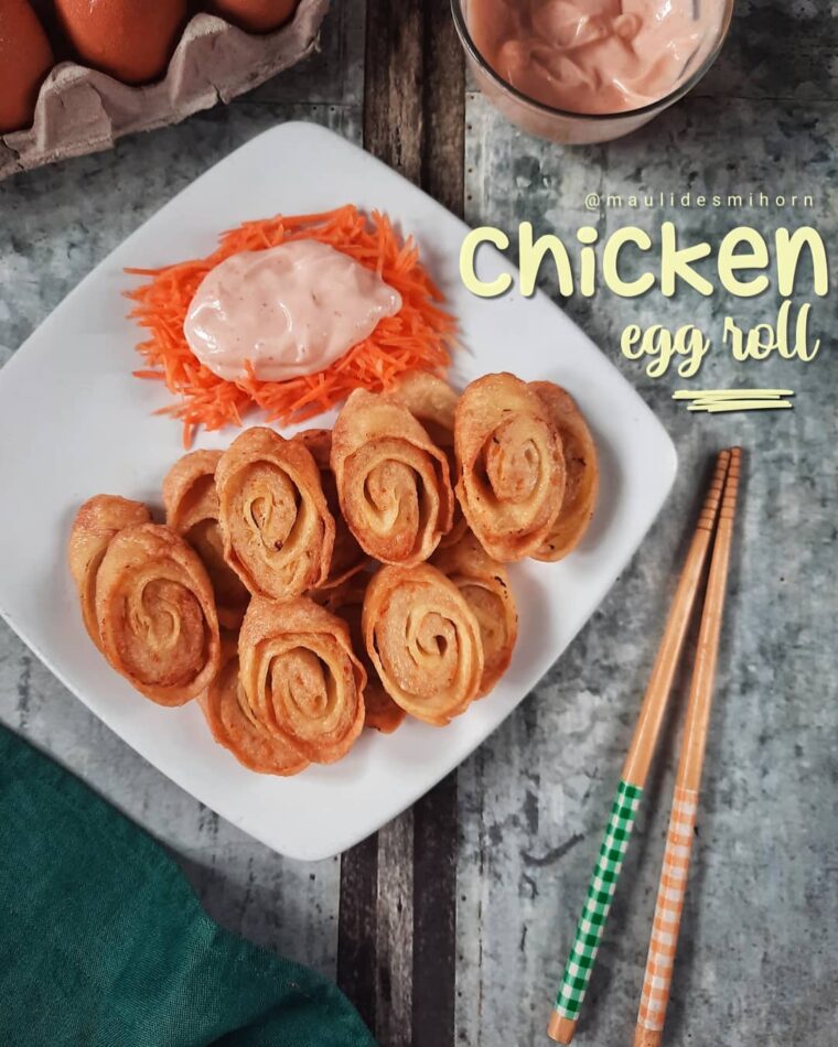 Resep Chicken Egg Roll Dari maulidesmihorn