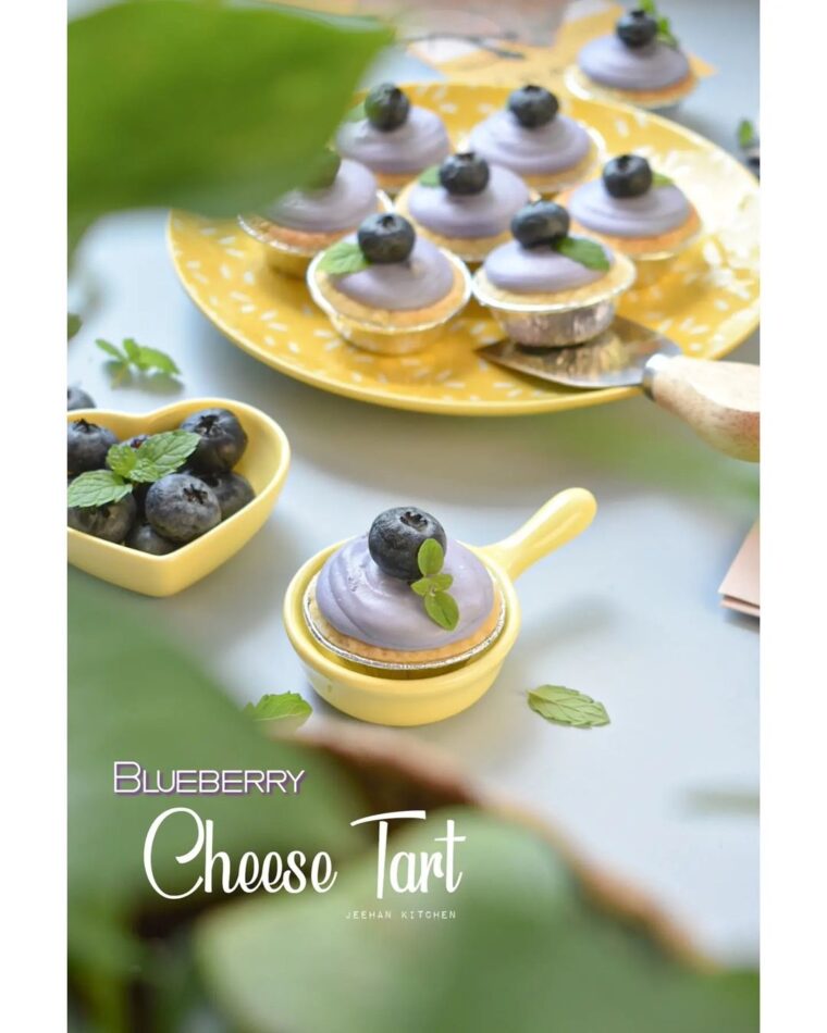 Resep Blueberry Cheese Tart Dari jeehan_kitchen