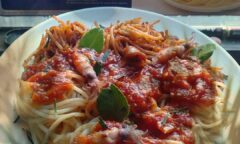 Resep Spaghetti Sambal Asin Cumi Dari mabela_cooking_club