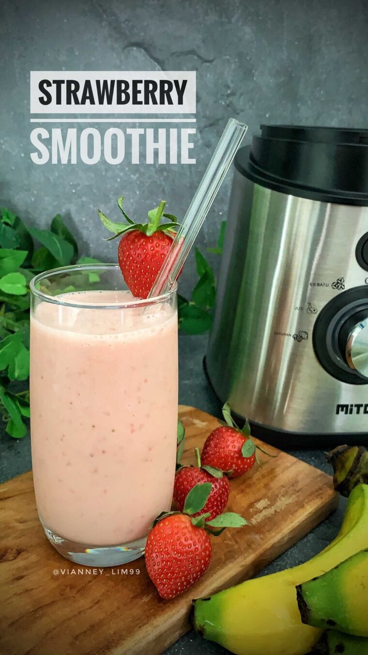 Resep Strawberry Smoothie Dari vianney_lim99