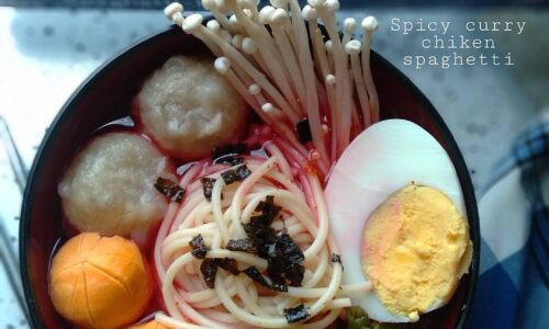 Spicy Curry Chicken Ramen