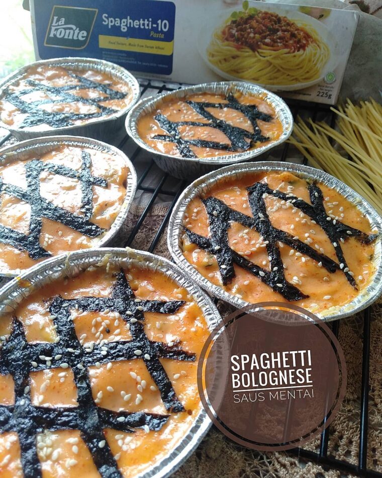 Resep Spaghetti Bolognese Saus Ala Mentai Dari mabela_cooking_club