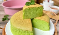 Resep Pandan Ogura Cake Dari debbie_ariesthea