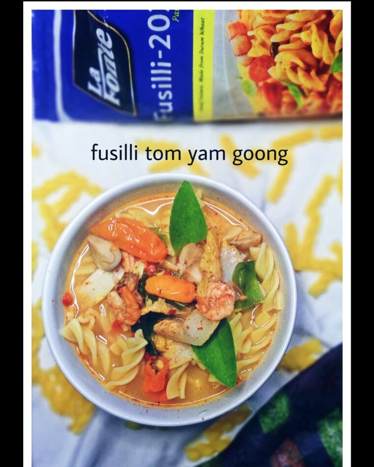 Resep Fusilli Tom Yam Goong Dari mabela_cooking_club