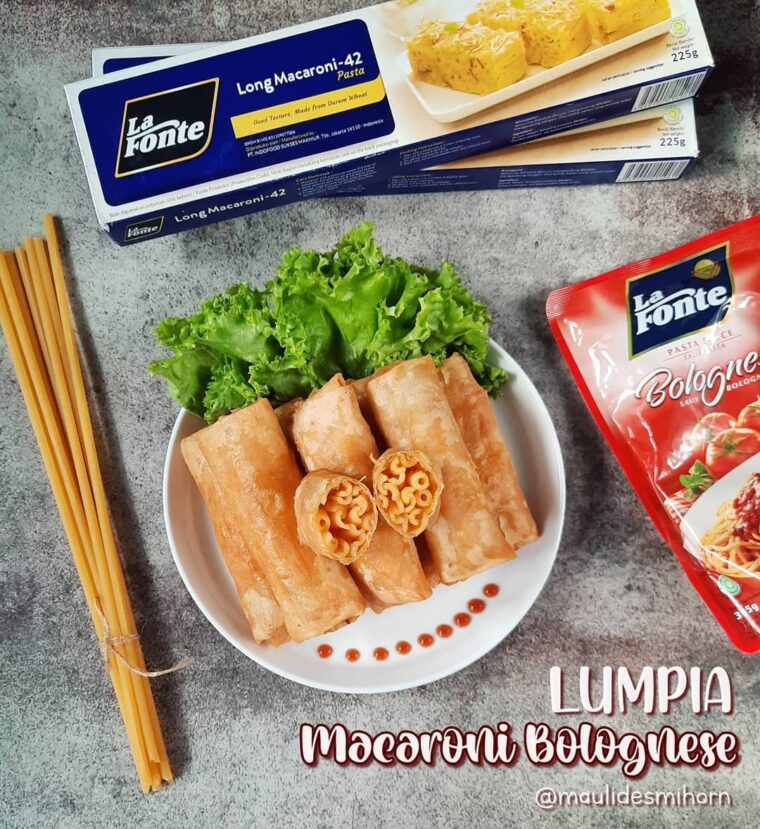 Resep Lumpia Macaroni Bolognese Dari maulidesmihorn