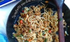 Resep Spaghetti Sambal Oncom Dari mabela_cooking_club