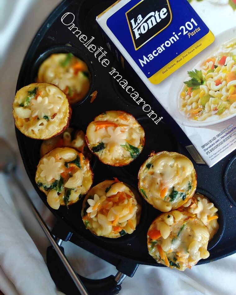 Resep Omelette Macaroni Dari mabela_cooking_club