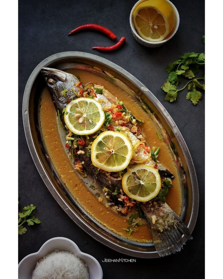 Resep Ikan Kakap Kukus Lemon Ala Thai Dari jeehan_kitchen