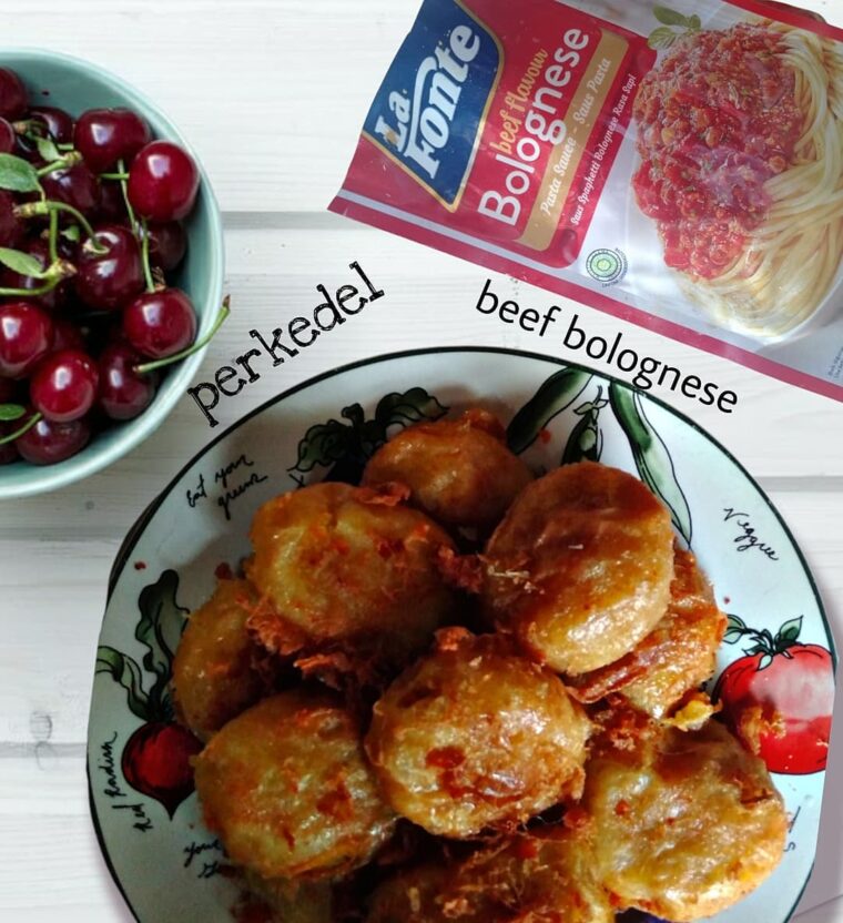 Resep Perkedel Kentang Beef Bolognese Dari mabela_cooking_club
