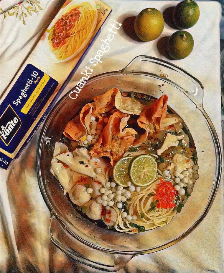 Resep Cuanki Spaghetti Dari mabela_cooking_club