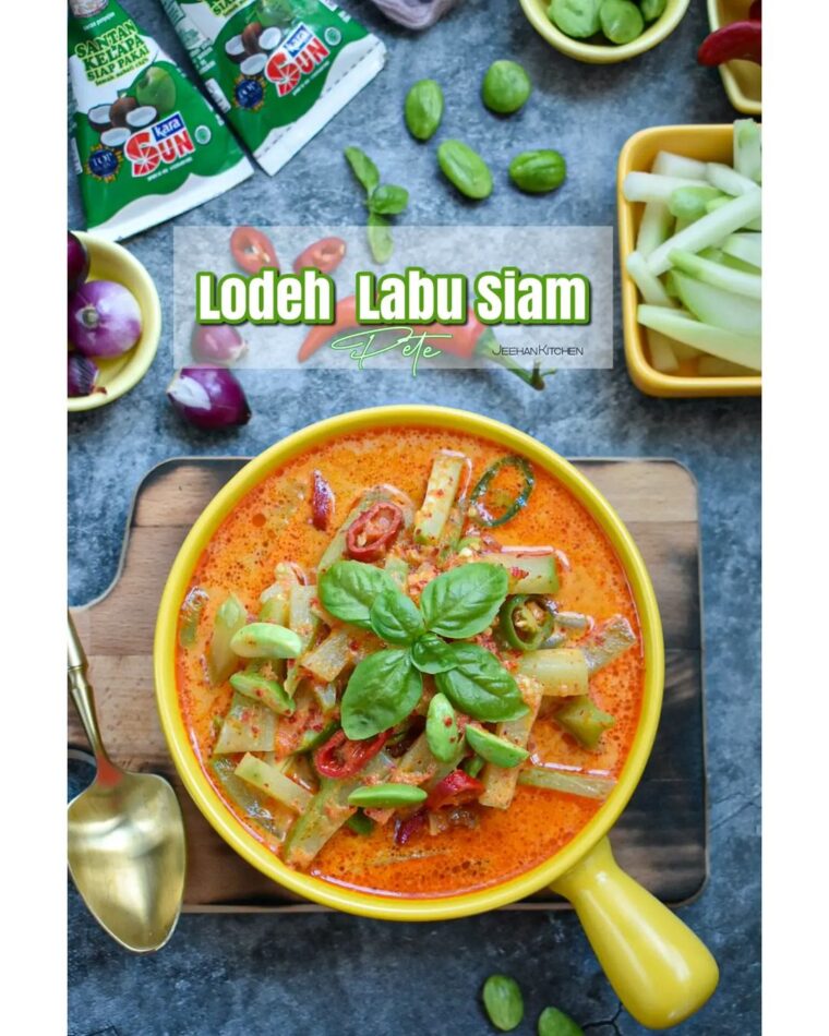 Resep Lodeh Labu Siam Dengan Petai Dari jeehan_kitchen