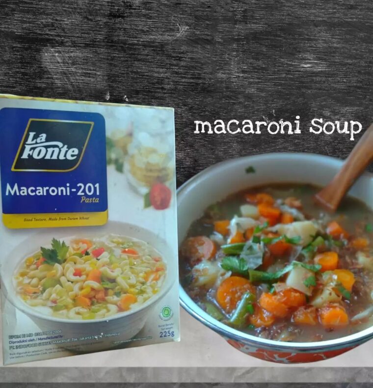 Resep Makaroni Soup Dari mabela_cooking_club