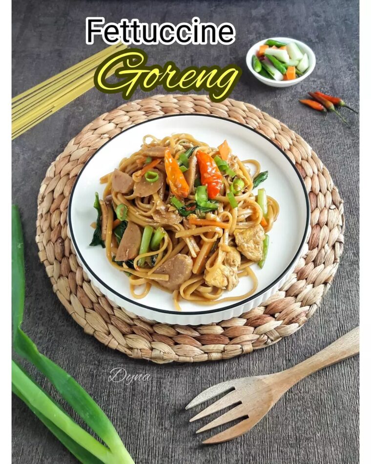 Resep Fettucine Goreng Dari dapur_dyna