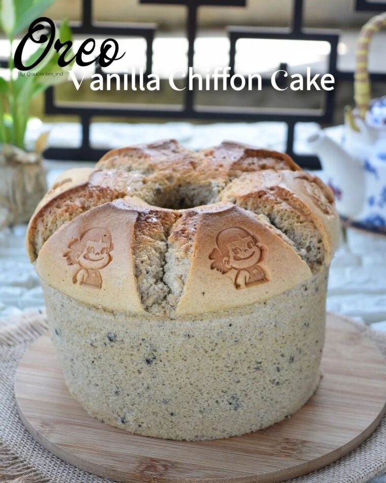 Resep Oreo Vanilla Chiffon Cake Dari sucenlim_ind