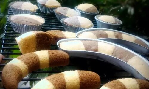Cupcake Kacang Cokelat