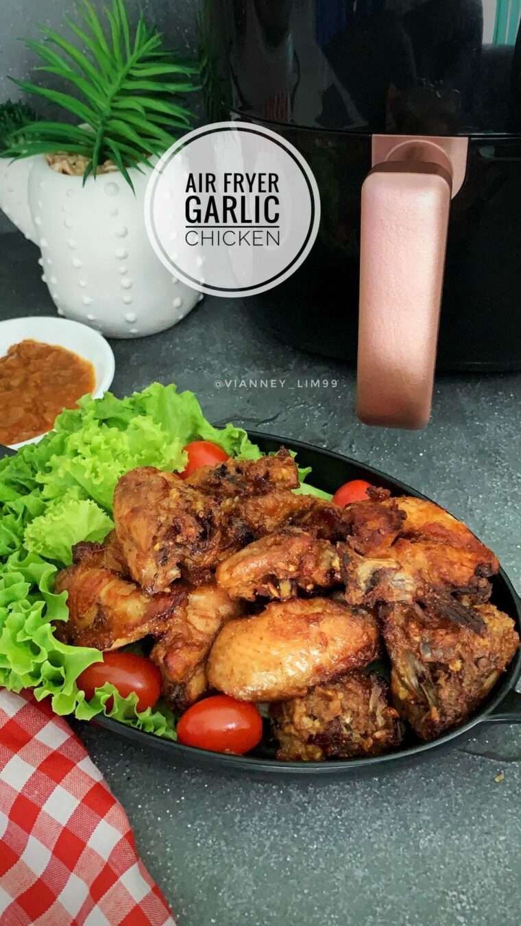 Resep Air Fryer Garlic Chicken Dari vianney_lim99