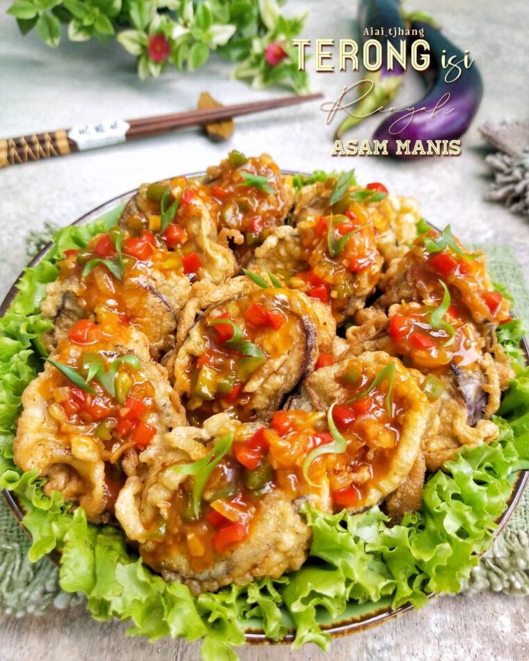 Resep Terong Isi Renyah Asam Manis Dari aiai_tjhang.kitchen