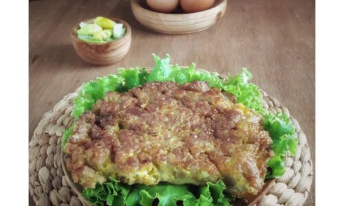 Telur Dadar Ayam Cincang