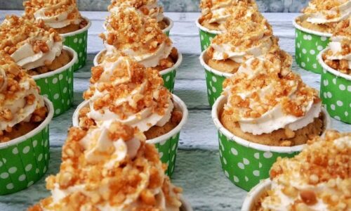 Mocha Nougat Cupcakes