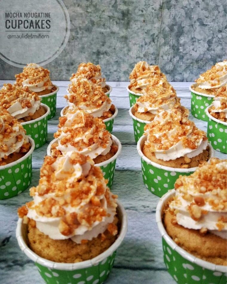 Resep Mocha Nougat Cupcakes Dari maulidesmihorn