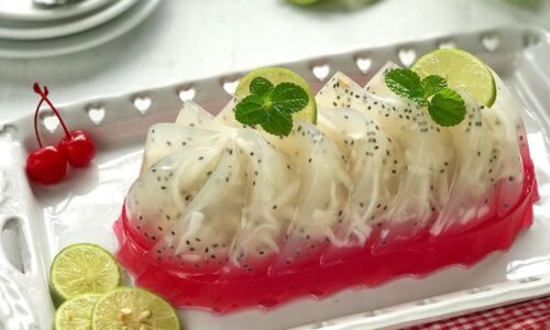 Puding Kelapa Muda Jeruk Nipis