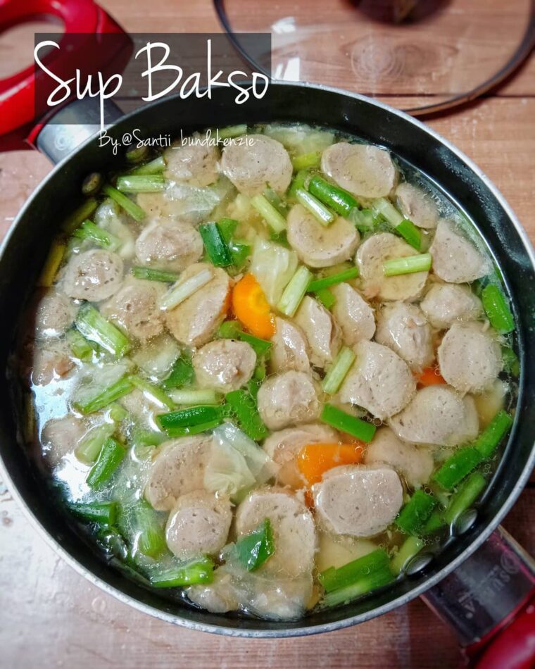 Resep Sup Bakso Sapi Dari santii_bundakenzie