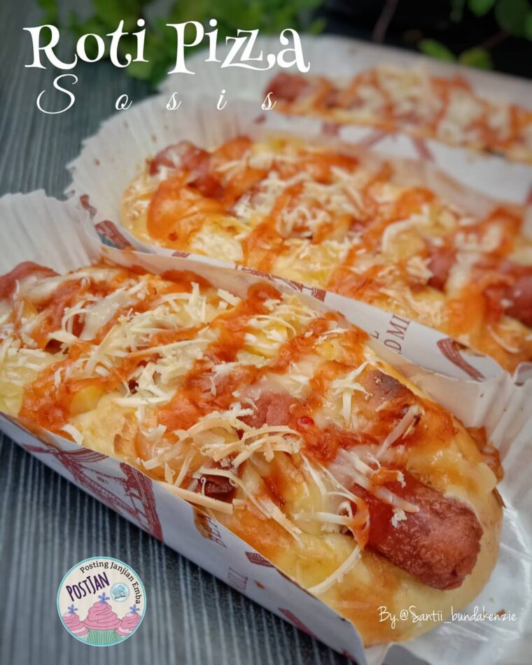 Resep Roti Pizza Sosis Dari santii_bundakenzie