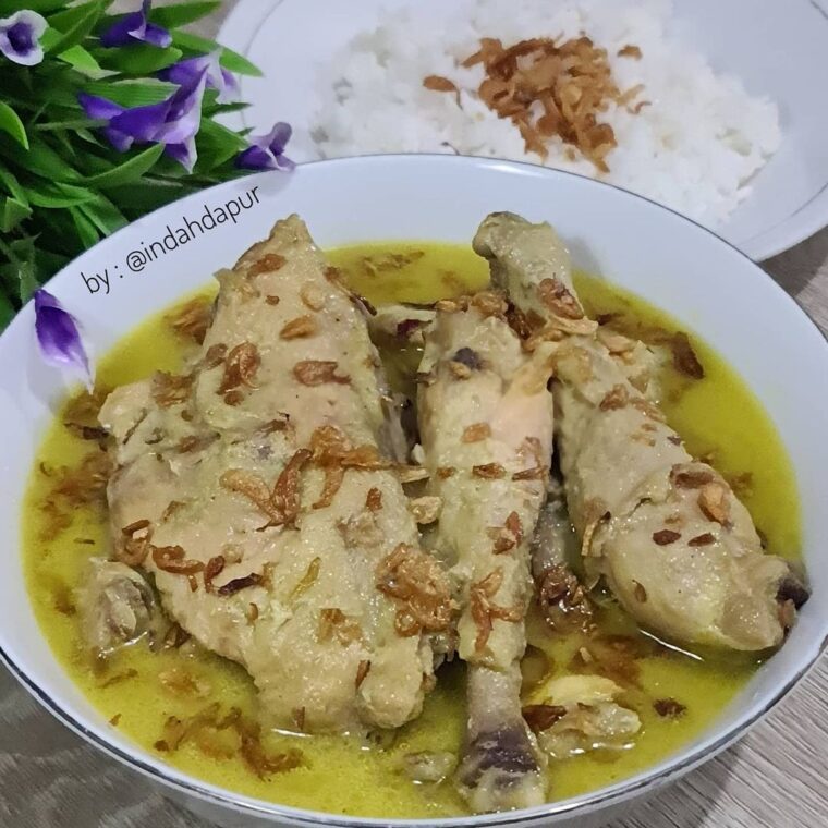 Resep Creamy Opor Ayam Dari indahdapur