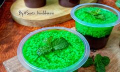 Resep Puding Lumut Coklat Dari santii_bundakenzie