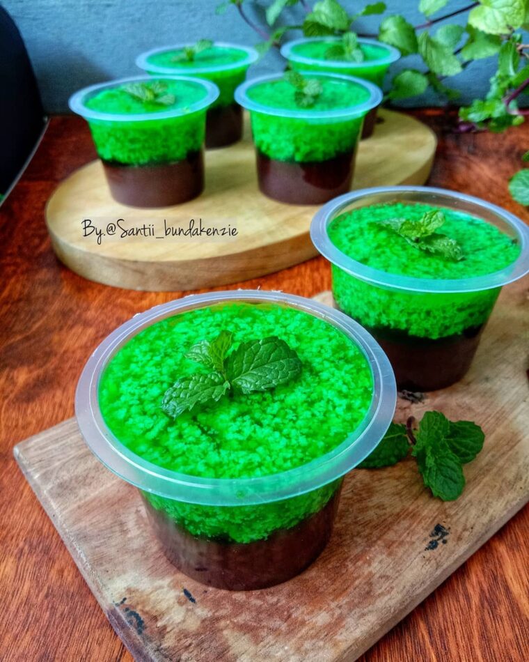 Resep Puding Lumut Coklat Dari santii_bundakenzie