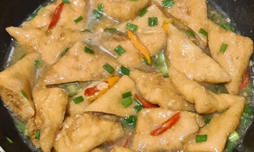 Tumis Tahu Pong
