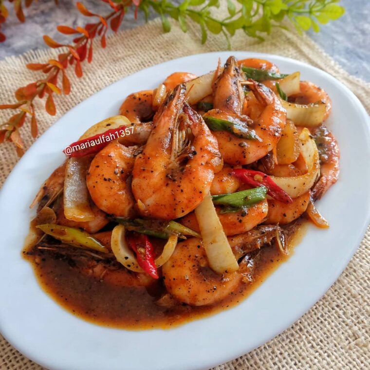 Resep Udang Lada Hitam Dari mariaulfah1357